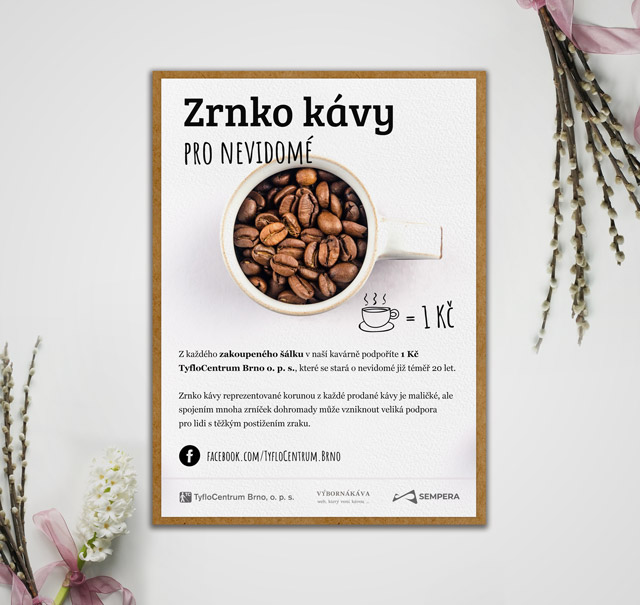 Zrnko kávy pro nevidomé: drobný skutek, který pomáhá Zrnko kávy pro nevidomé: drobný skutek, který pomáhá